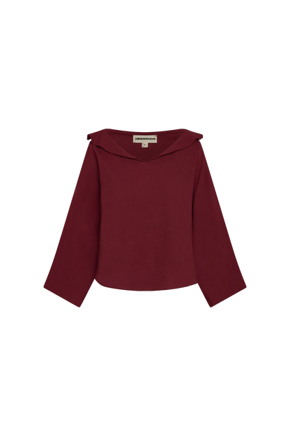 Delilah Blouse - Pomegranate