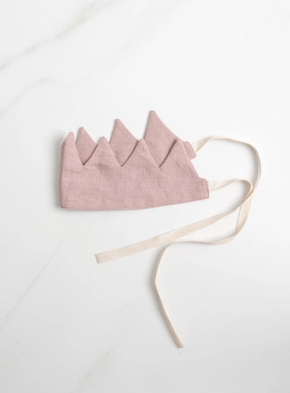 Linen Crown - Dusty-Pink