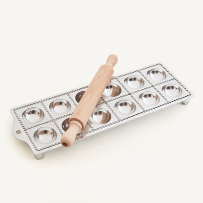 Italian 12pc Ravioli Mold & Roller