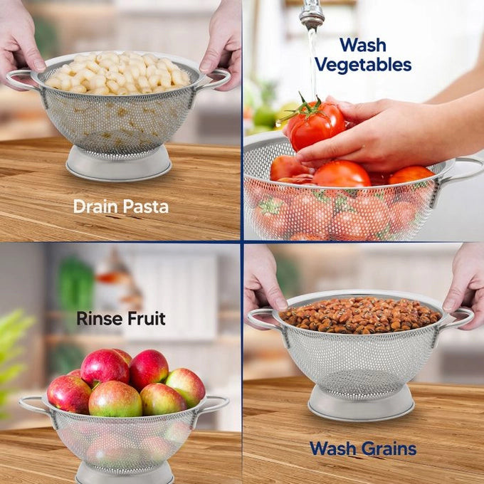 Perforated Colander with Handles