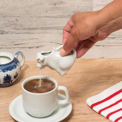 Mini Cow Creamer with Handle