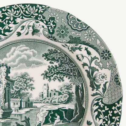 Green Italian Dinner Plate 10.5in