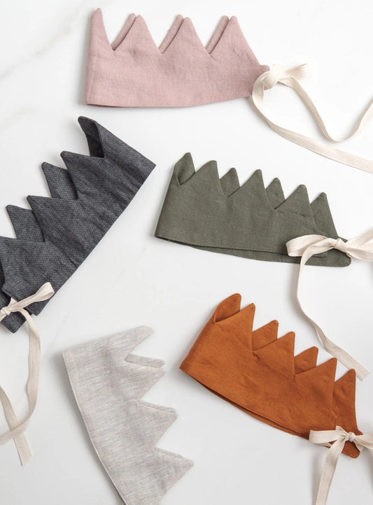 Linen Crown - Forest Green
