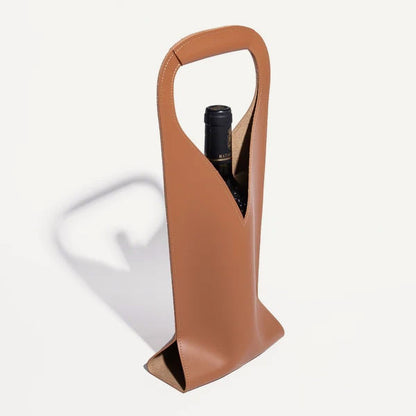 Leather Wine and Liquor Tote