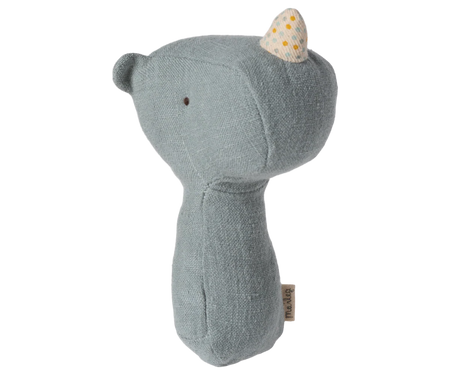 Rhino Rattle - Dusty Blue