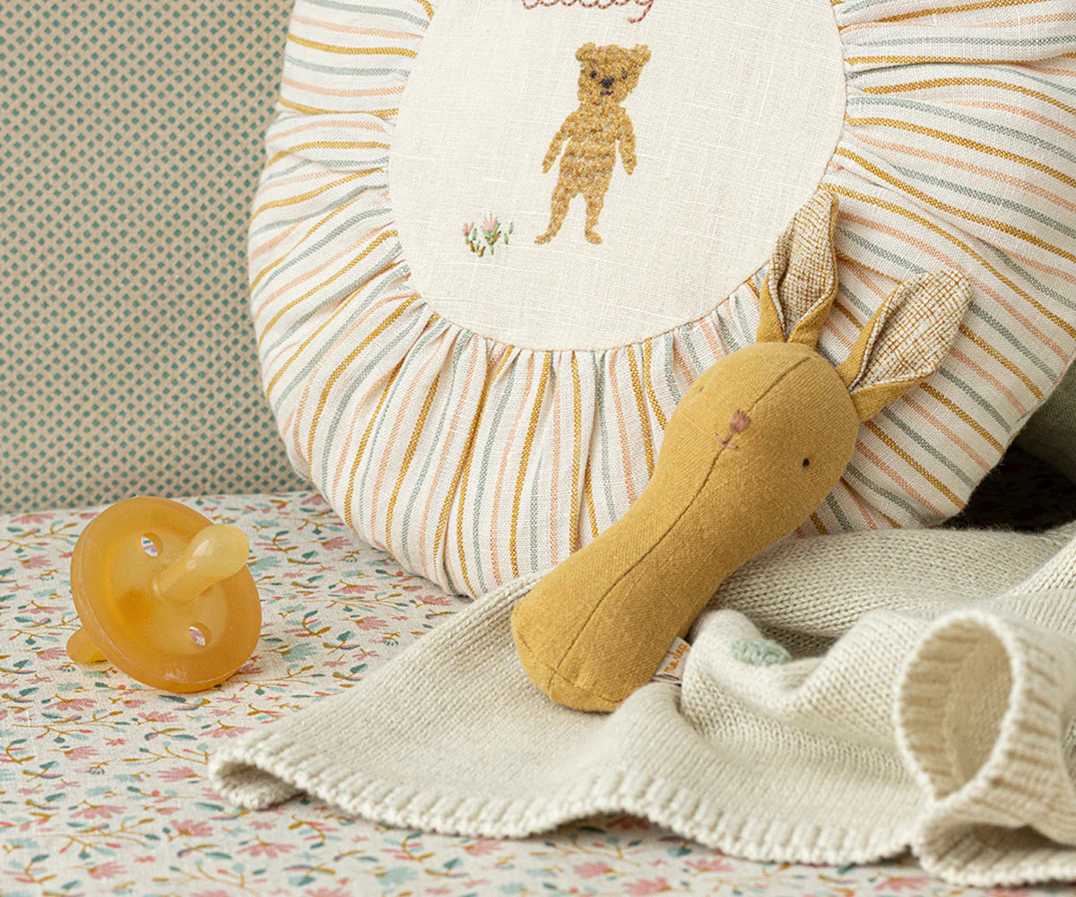 Bunny Rattle - Dusty Yellow