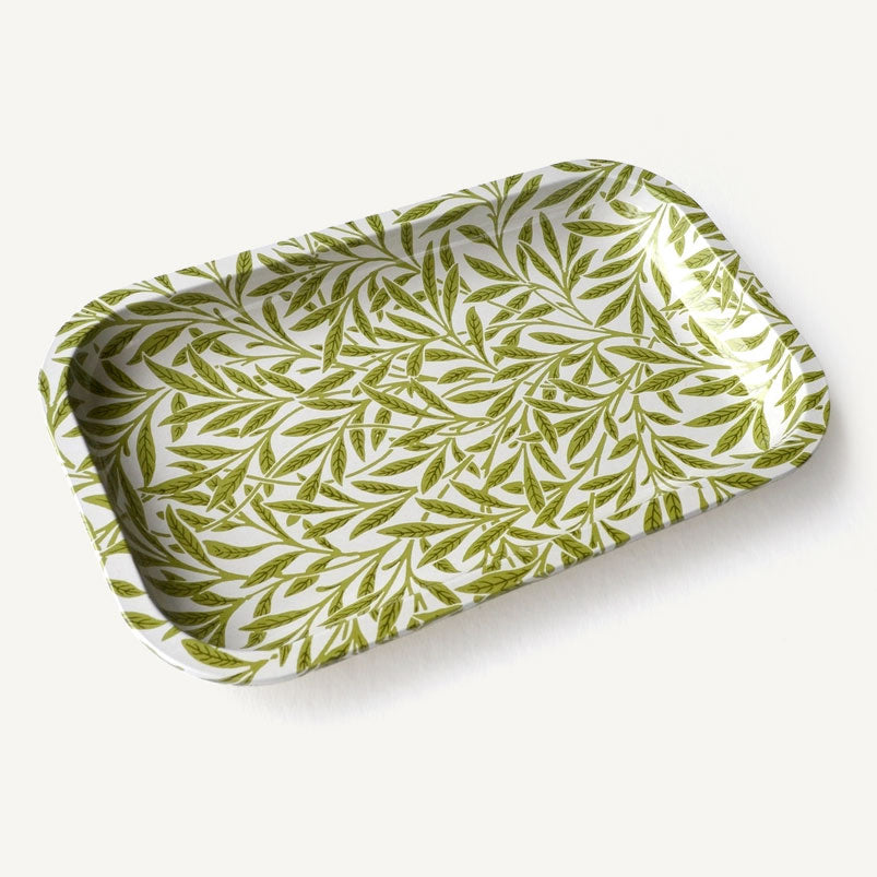 Metal William Morris Leaves Tray