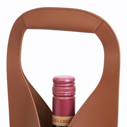 Leather Wine and Liquor Tote