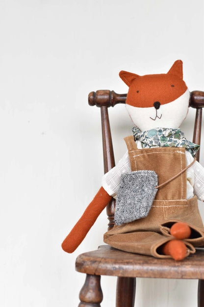 Florette the Fox Doll - Overalls