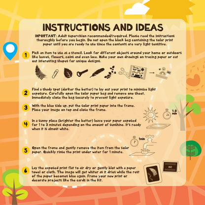 Outdoor Discovery Solar Print Kit