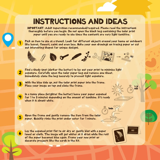 Outdoor Discovery Solar Print Kit