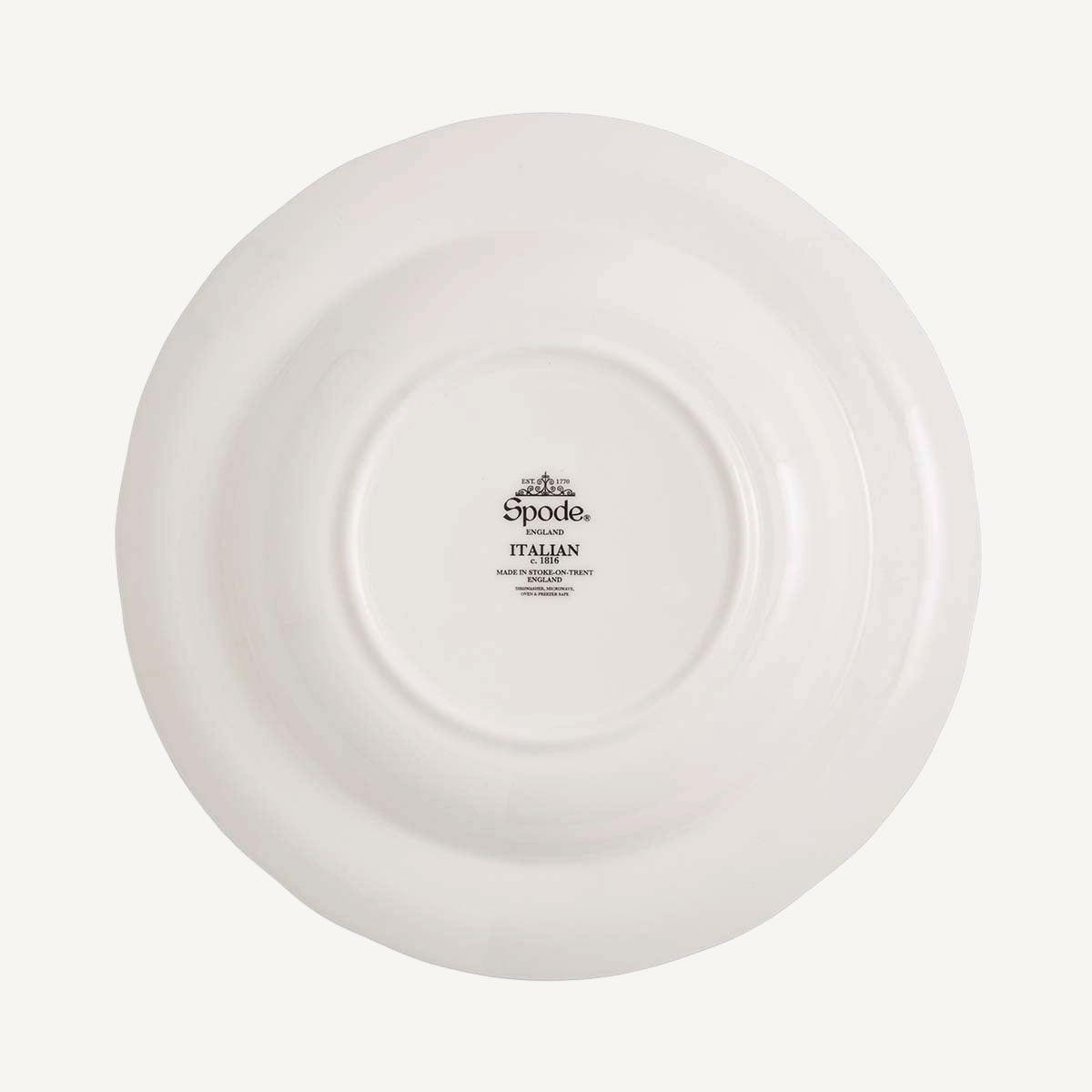Green Italian Soup Plate 9in
