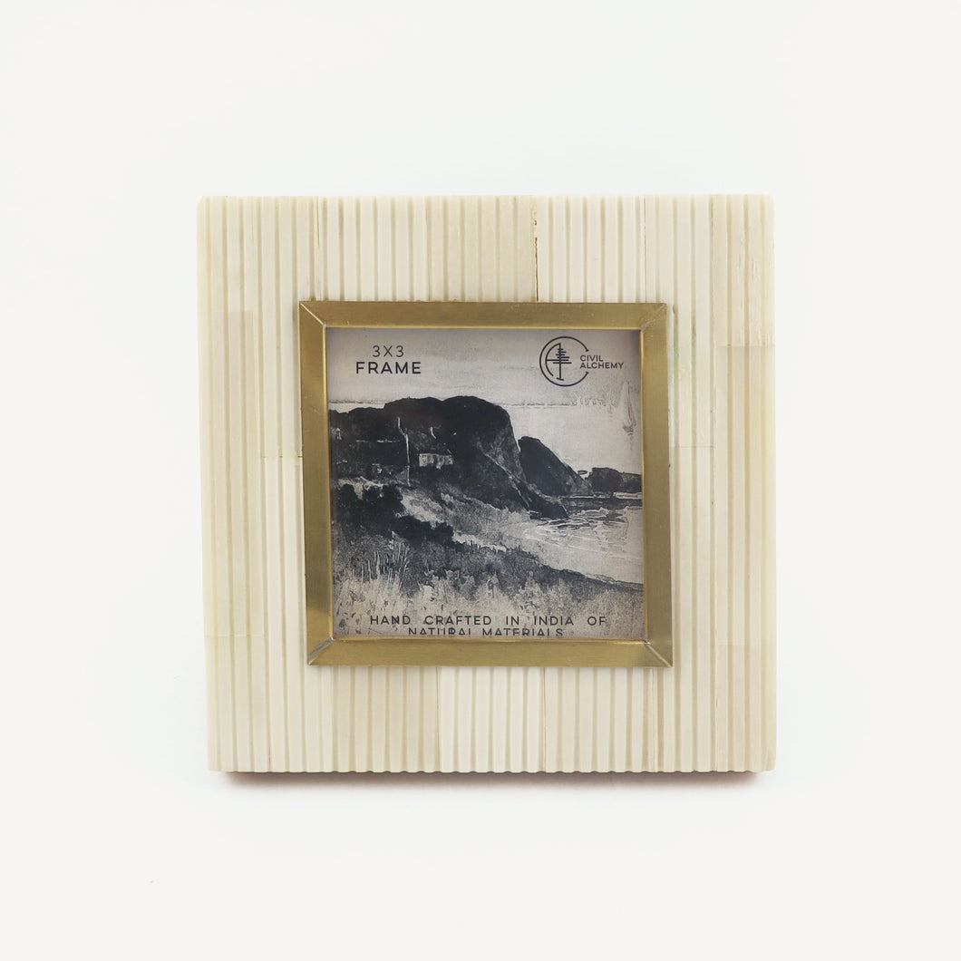 Bone and Gold Frame