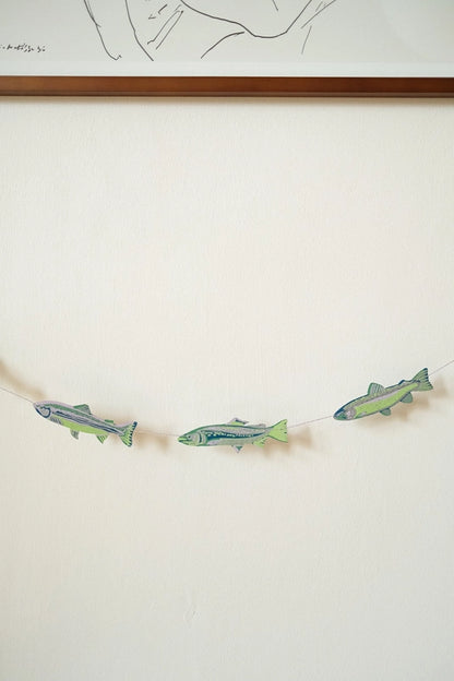Tasty Anchovies Sewn Garland