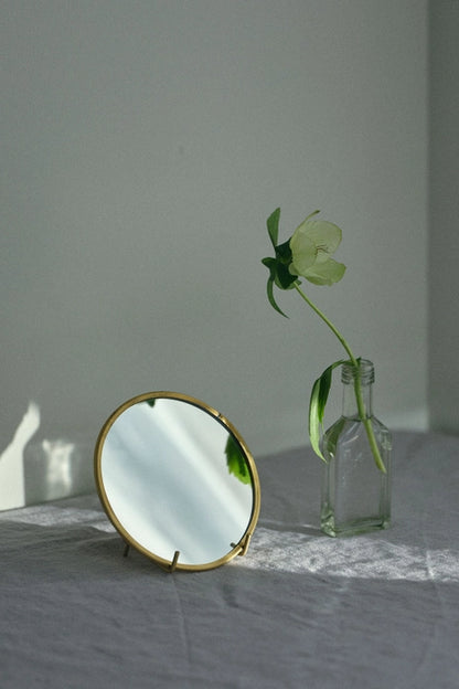Brass Framed Mirror