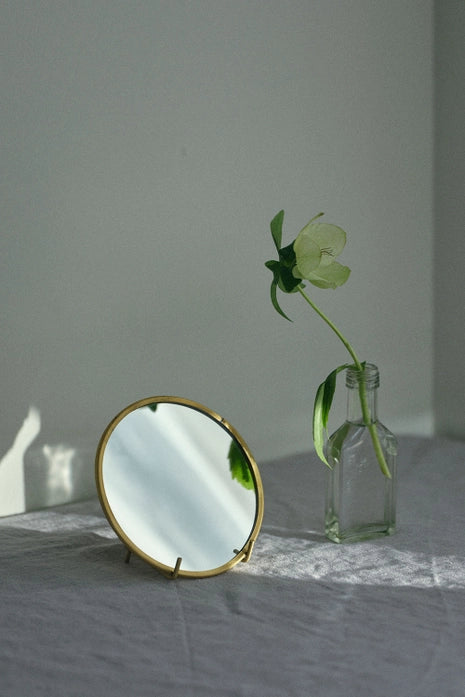 Brass Framed Mirror