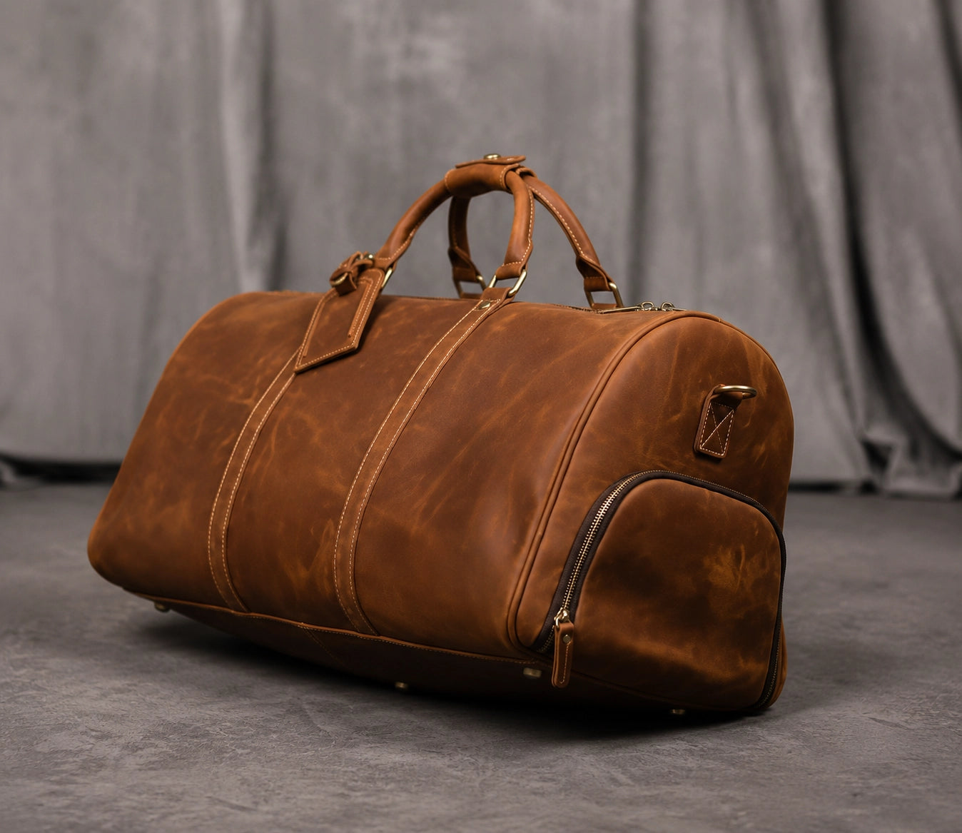 Leather Weekender Bag