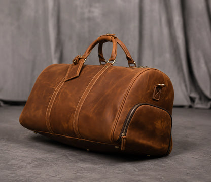 Leather Weekender Bag