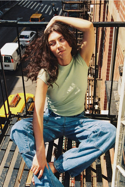 Bebe Organic Tee - Pistachio