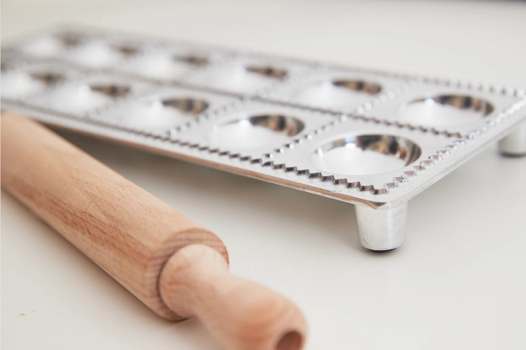 Italian 12pc Ravioli Mold & Roller