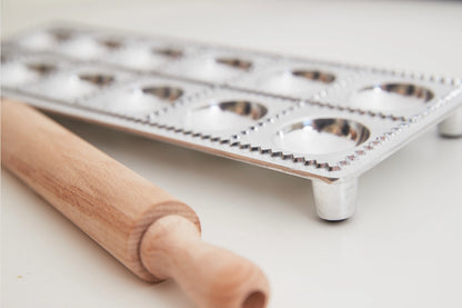 Italian 12pc Ravioli Mold & Roller