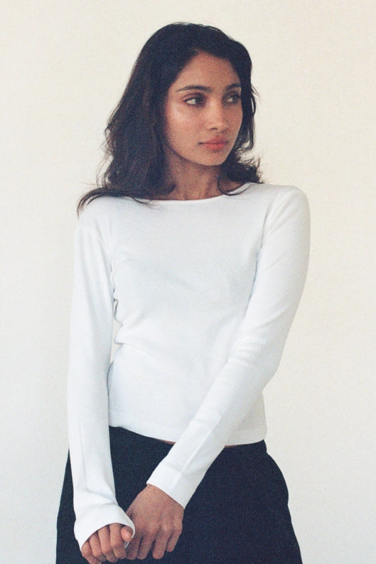 Bebe Organic Long Sleeve - White