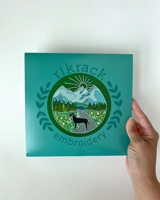Trail Dog Embroidery Kit