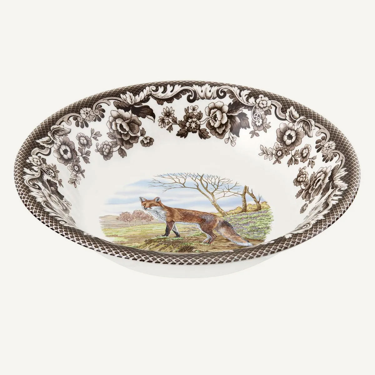 Woodland Red Fox Salad Plate 8in