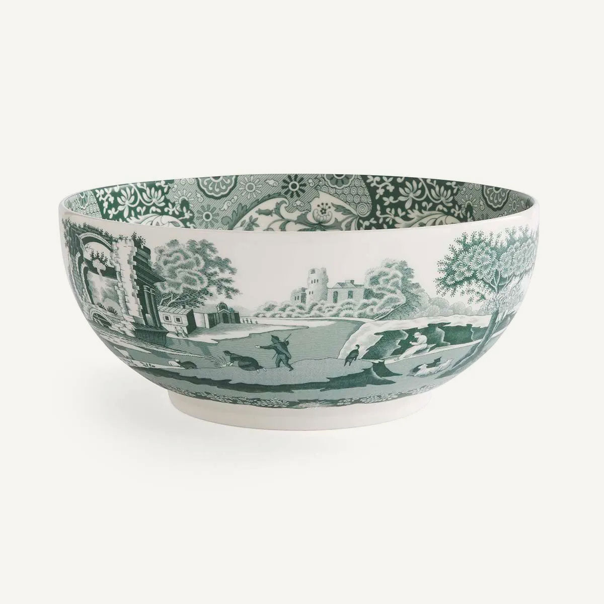 Green Italian Round Bowl