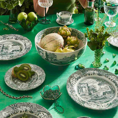 Green Italian Round Bowl