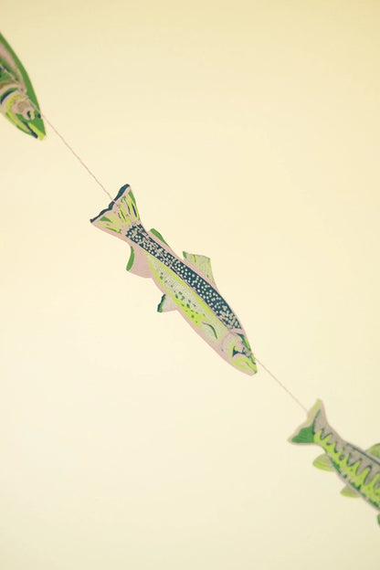 Tasty Anchovies Sewn Garland