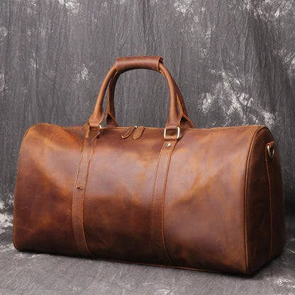 Leather Weekender Bag