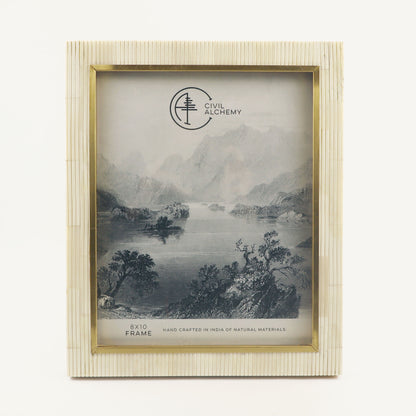 Bone and Gold Frame
