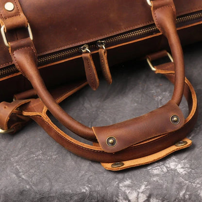 Leather Weekender Bag
