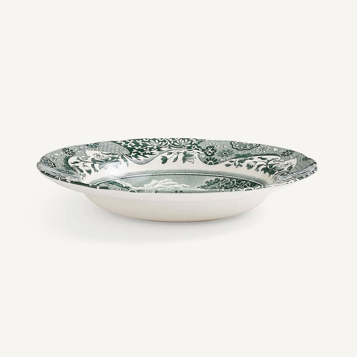 Green Italian Soup Plate 9in