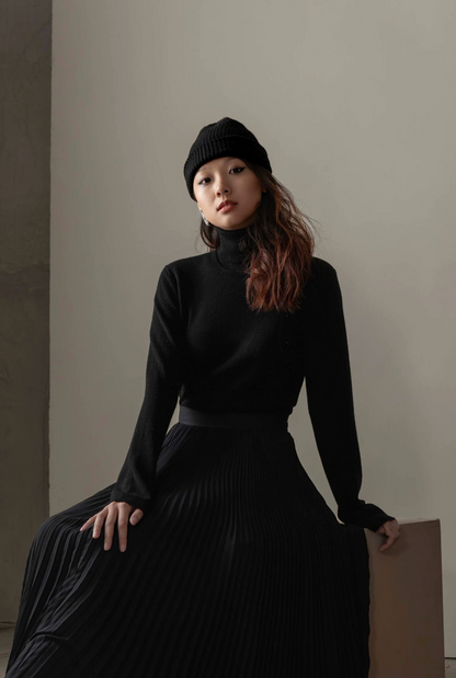 Classic Polo Neck - Black