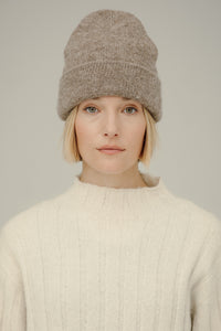 Alpaca Andes Beanie - Fawn