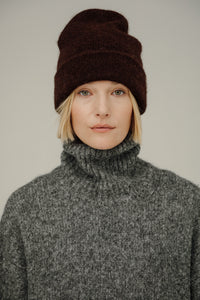 Alpaca Andes Beanie - Syrup