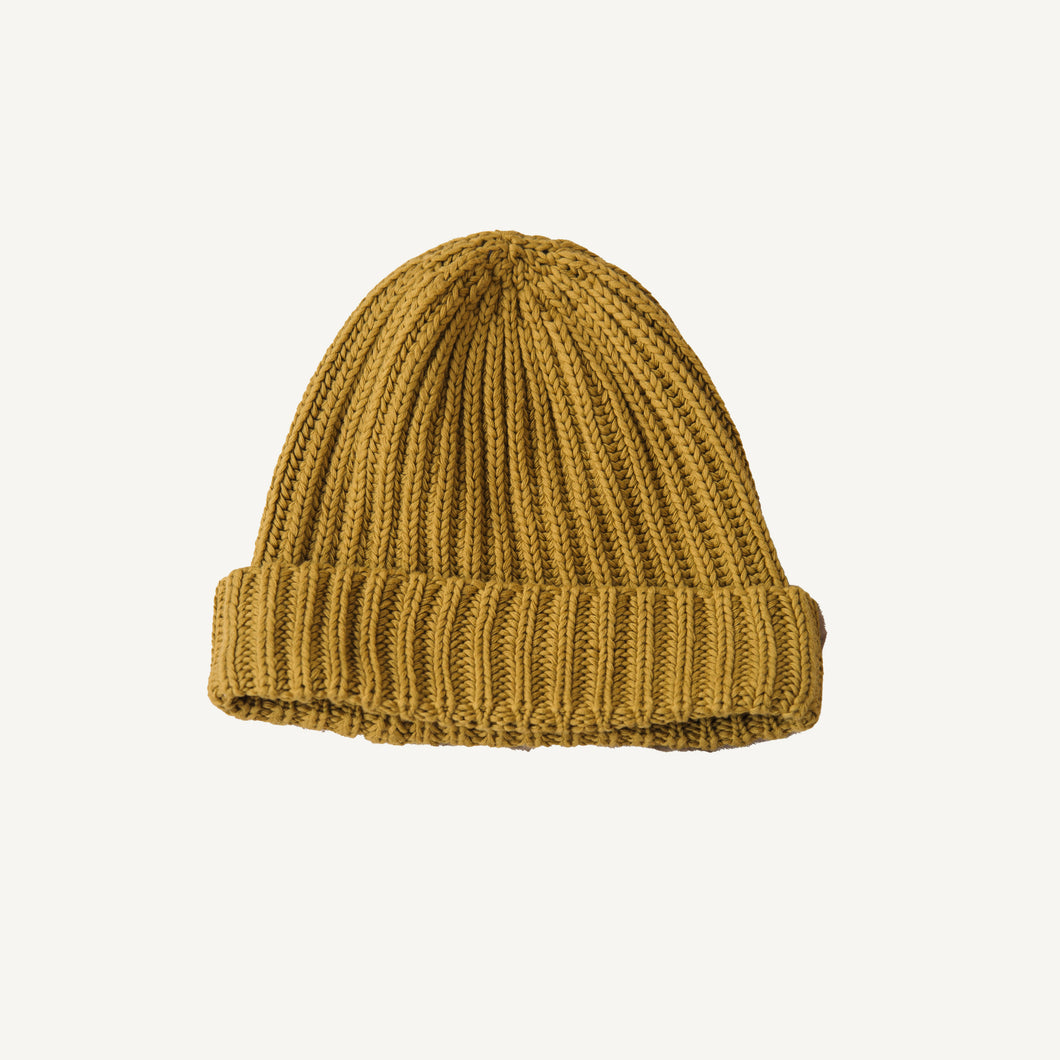 Hilda Organic Knitted Hat - Chartreuse