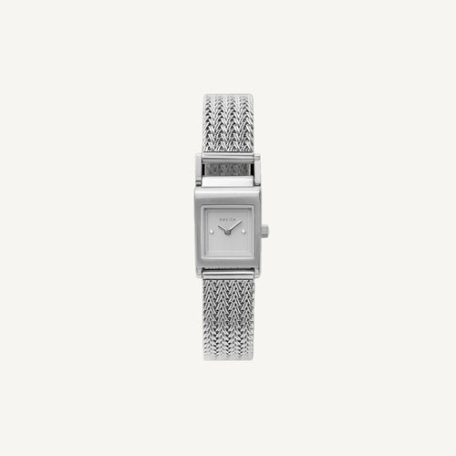 Revel - Silver Stainless Steel Mesh Bracelet Watch