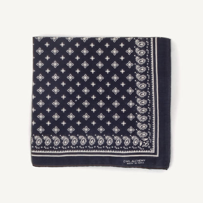 CA Bandana - Navy/White