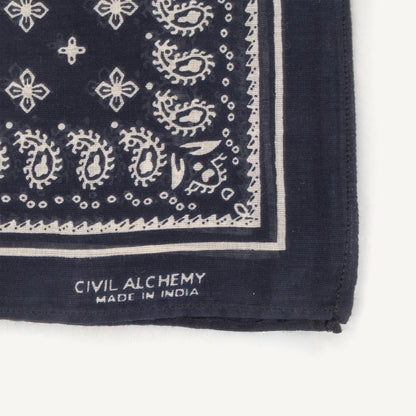CA Bandana - Navy/White