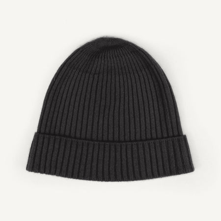 CA Cashmere Beanie - Charcoal