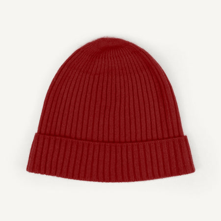 CA Cashmere Beanie - Garnet