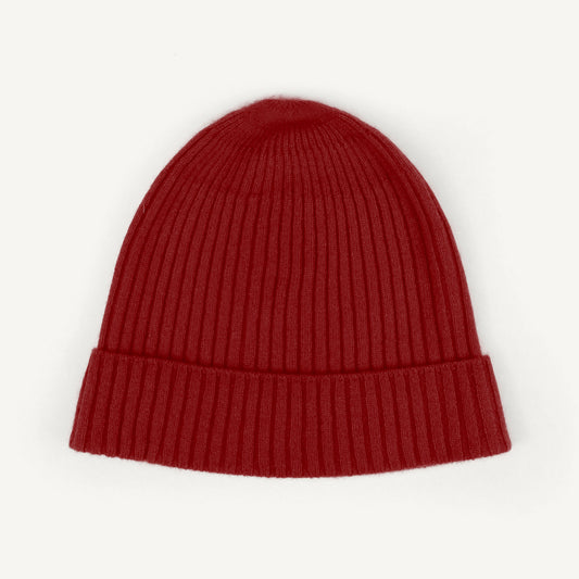 CA Cashmere Beanie - Garnet