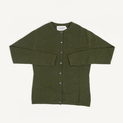 CA Cashmere Cardigan - Bay Leaf