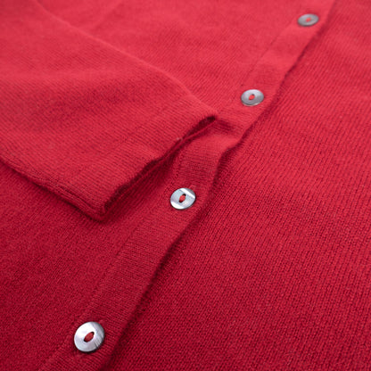 CA Cashmere Cardigan - Garnet