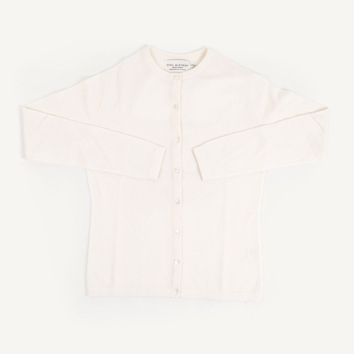 CA Cashmere Cardigan - Moon