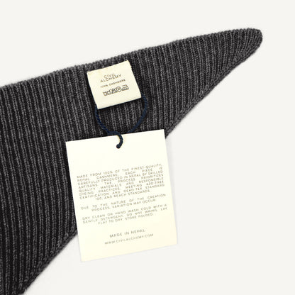CA Cashmere Scarf - Charcoal