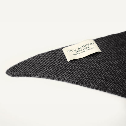 CA Cashmere Scarf - Charcoal